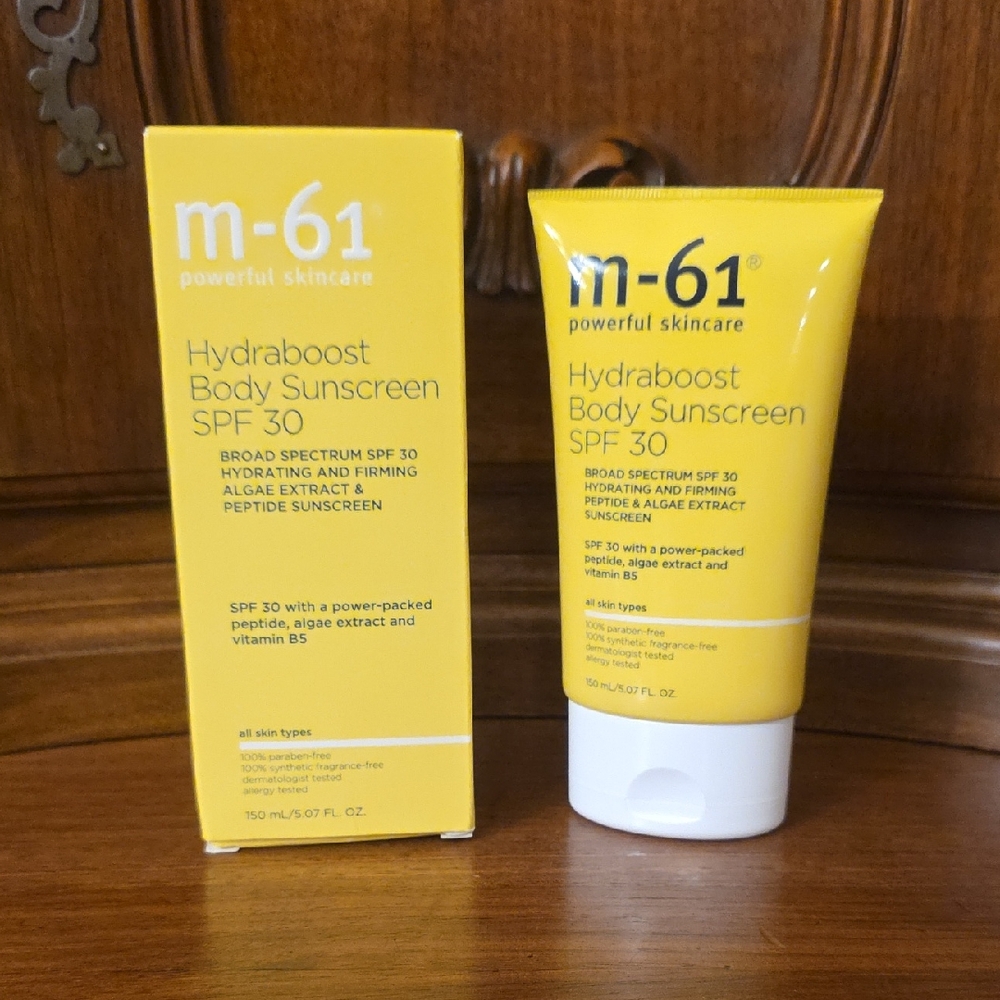 M-61 Powerful Skincare Hydraboost Body Sunscreen SPF 30, 5.07oz--NIB
